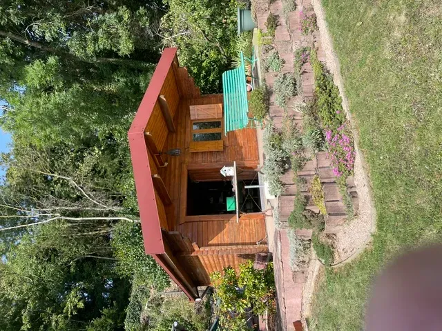 Enduit de façade en cours d'application