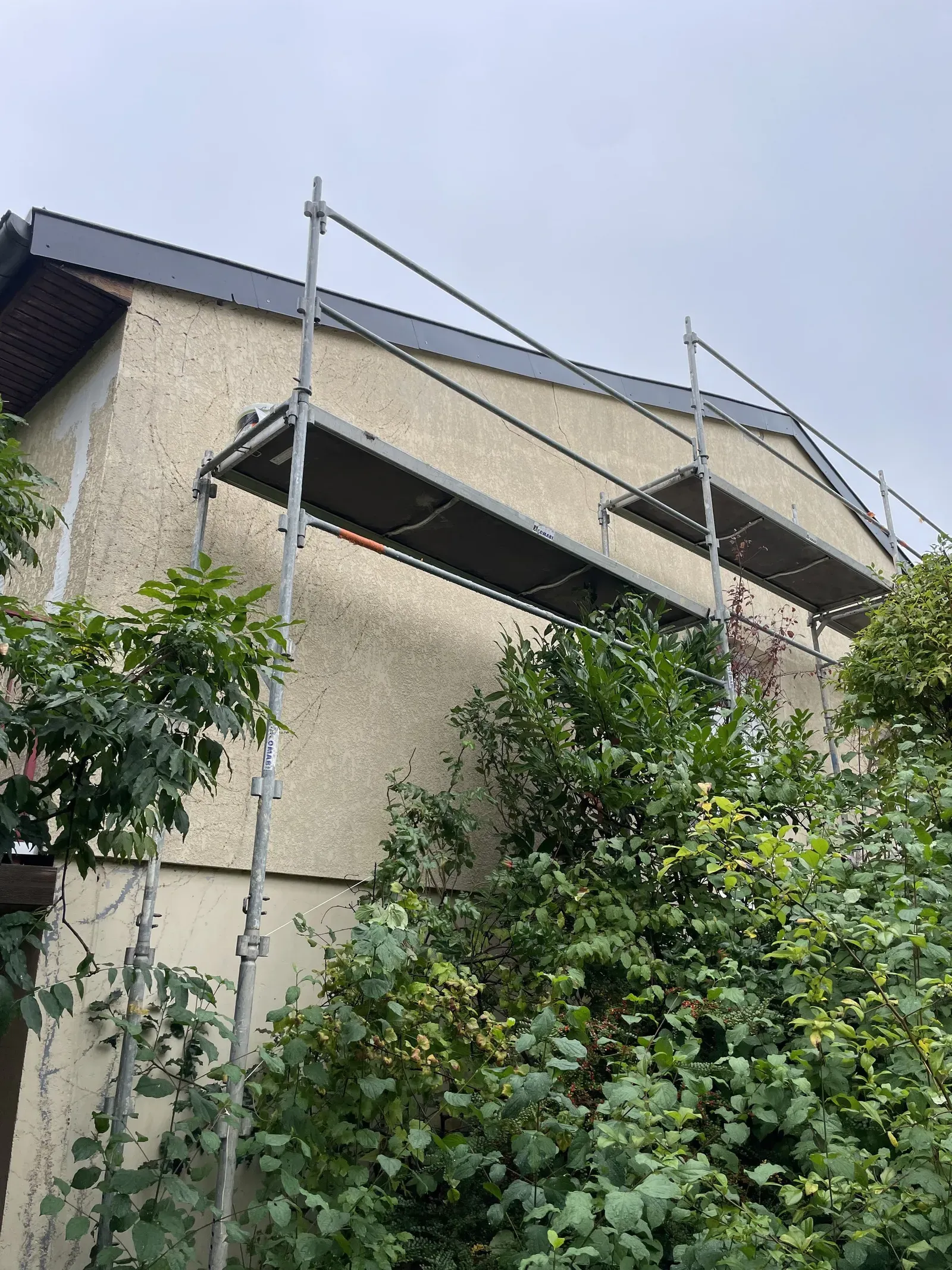 Crépi de façade — finition